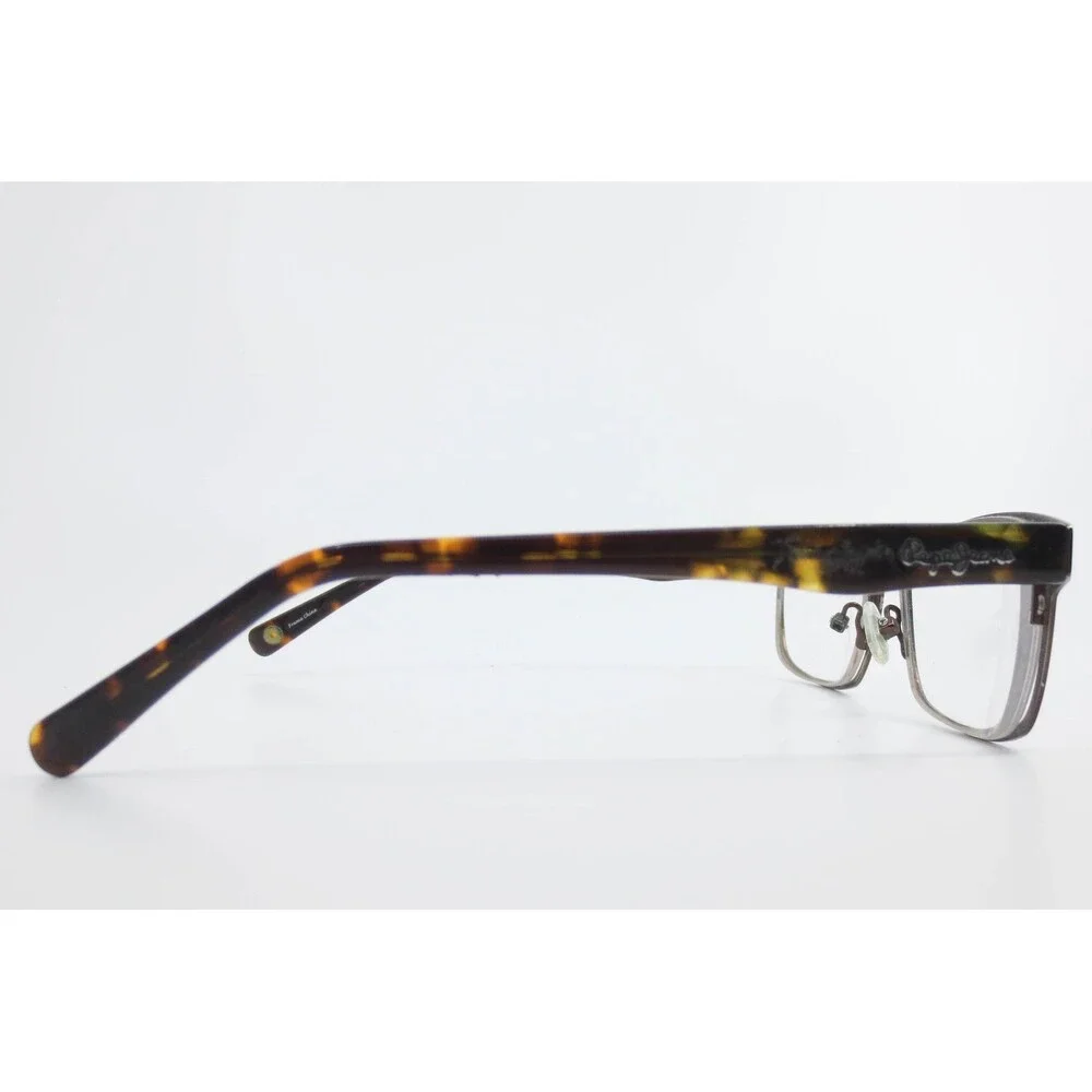 Pepe Jeans Beale PJ1109 C4 Brown Tortoiseshell Rectangular Eyeglasses 52-19-140